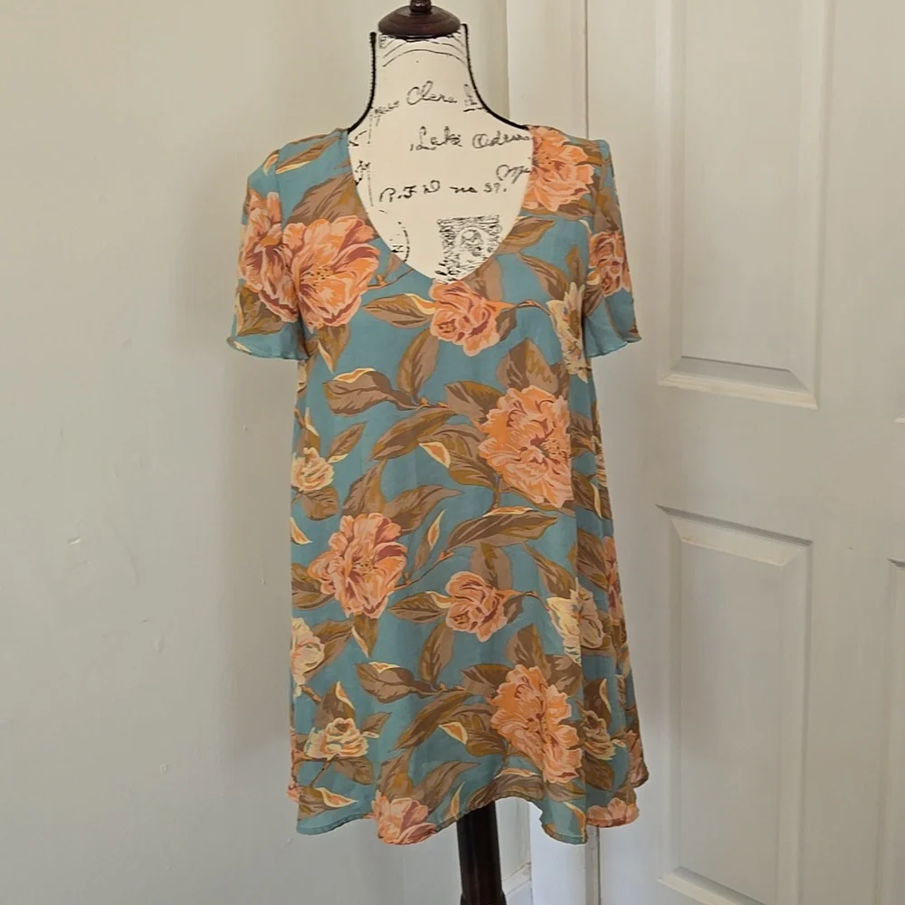 Show Me Your Mumu green floral dress - Picture 1 of 7